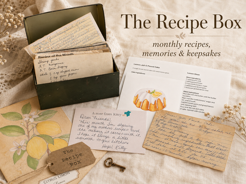 The Recipe Box Monthly Snail Mail Club