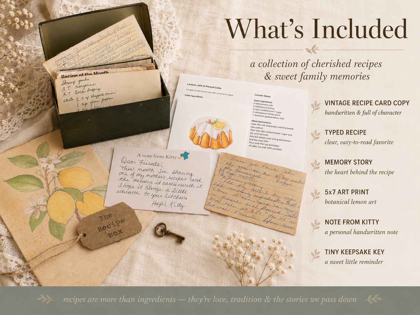 The Recipe Box Monthly Snail Mail Club
