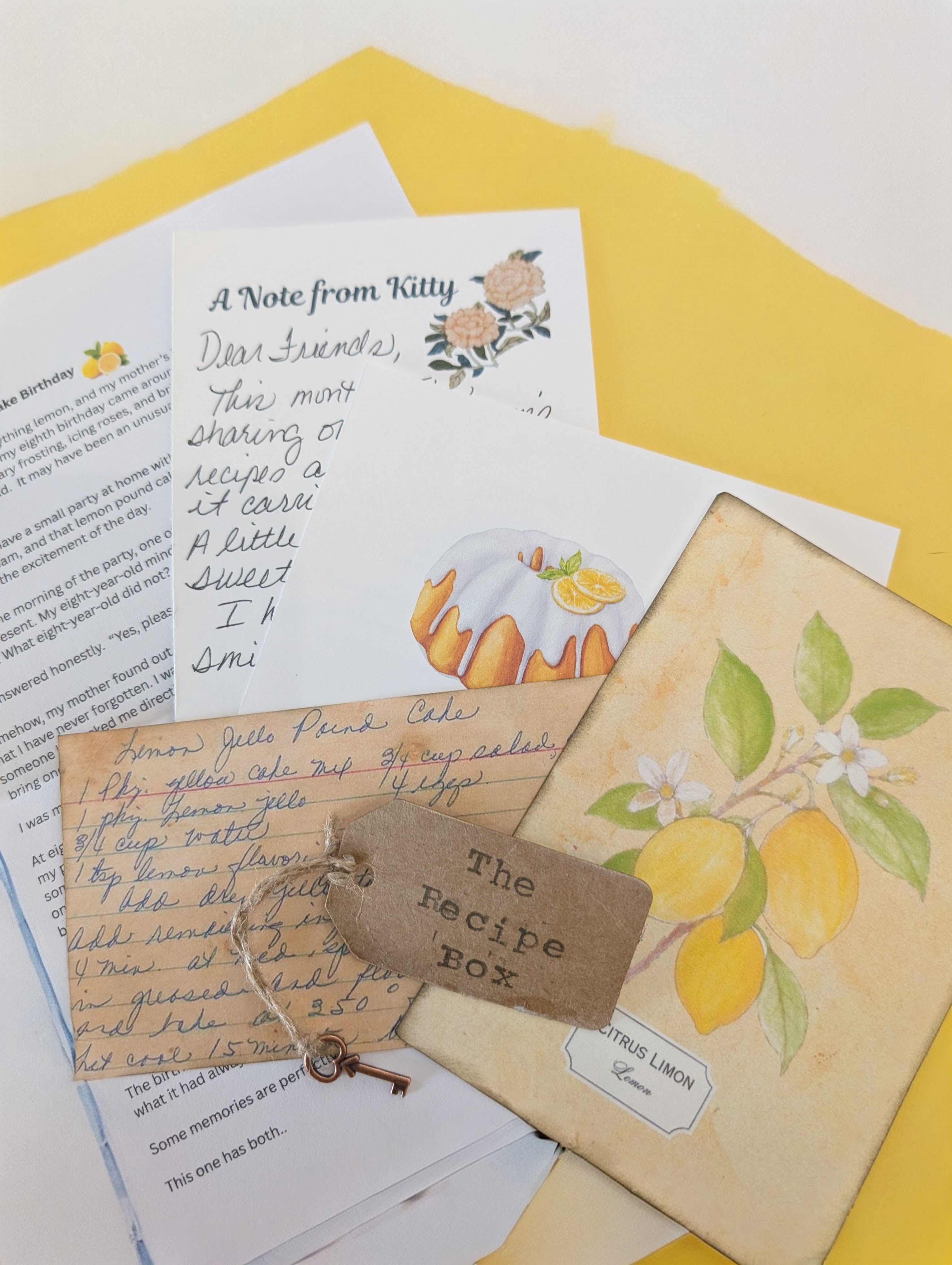 The Recipe Box Monthly Snail Mail Club